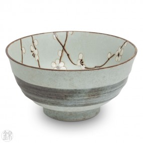 Bol à Udon motif Hana vert clair