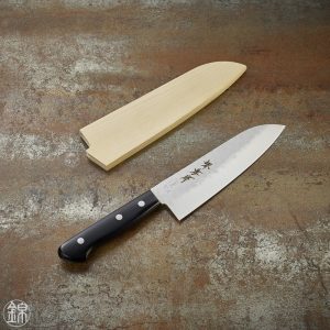 Couteau Santoku, lame martelée 165 mm