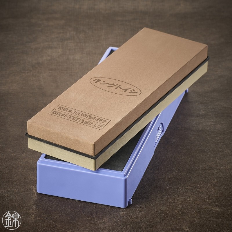 Pierre à eau à aiguiser double face pour finition