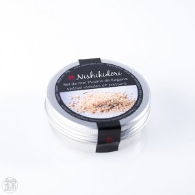 Sel de mer Moshio de Kagawa spécial viandes et poissons 50g Boîte metal