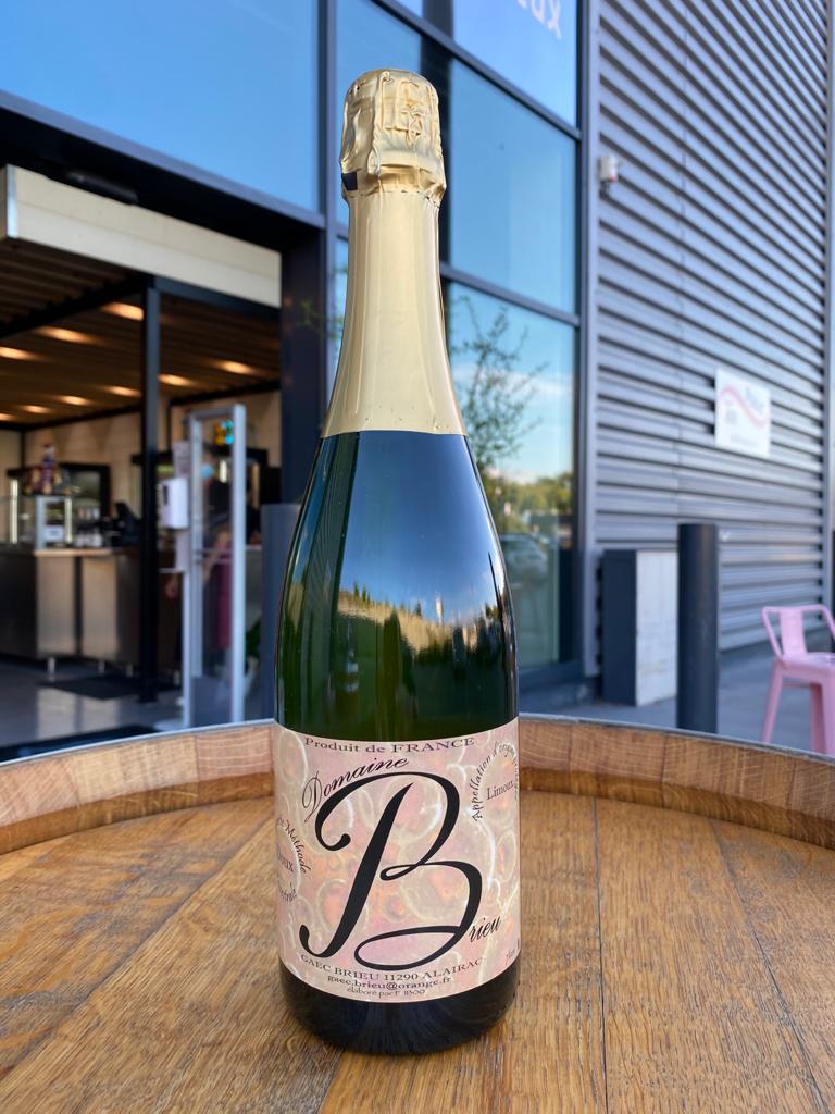 Blanquette Domaine de Brieu Méthode Ancestrale Doux . AOP Limoux 75cl 7%