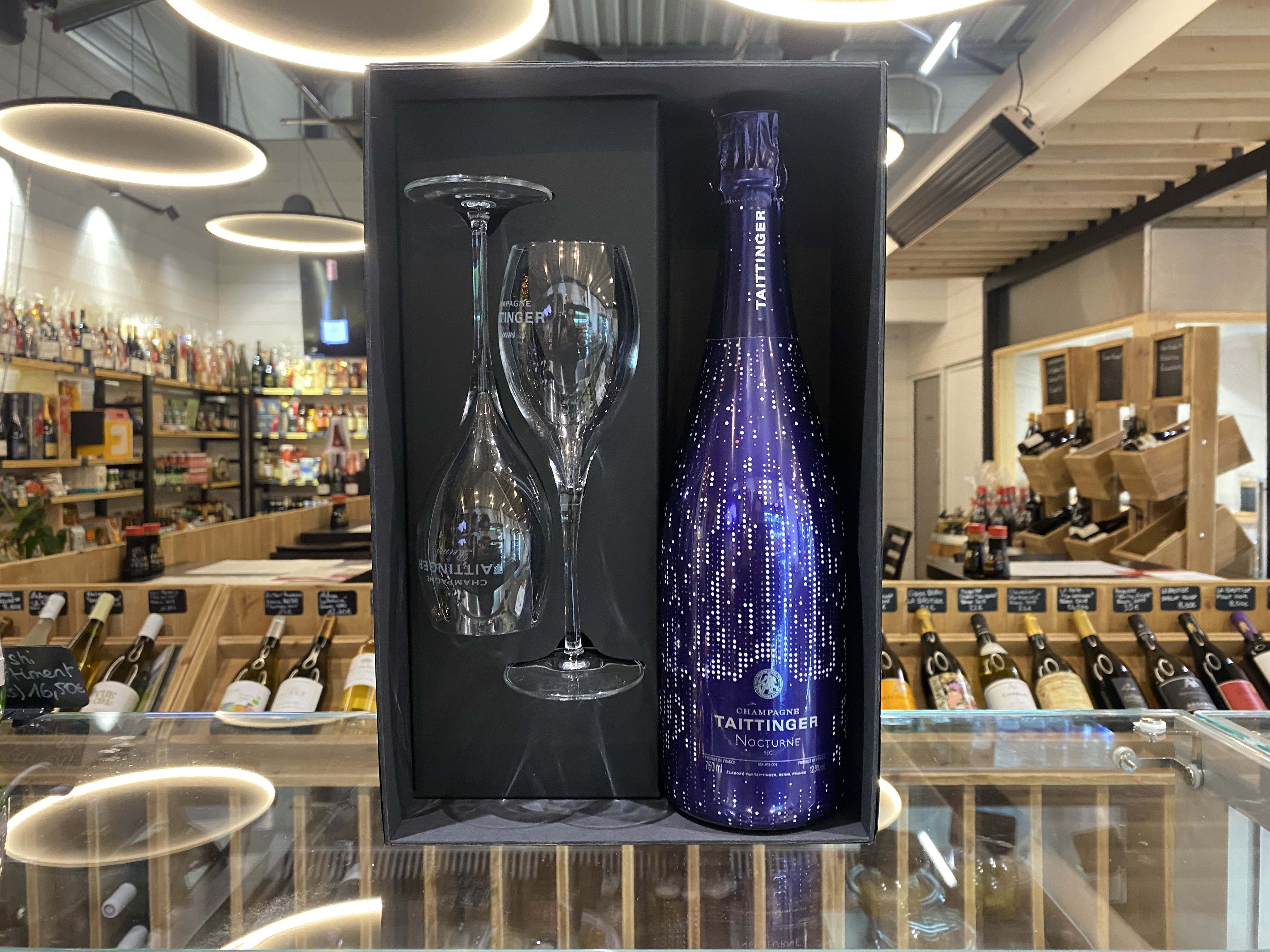 Coffret Taittinger Nocturne Brut 75cl 12,5%