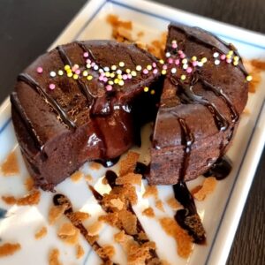 Fondant Mi-cuit au chocolat et Yuzu