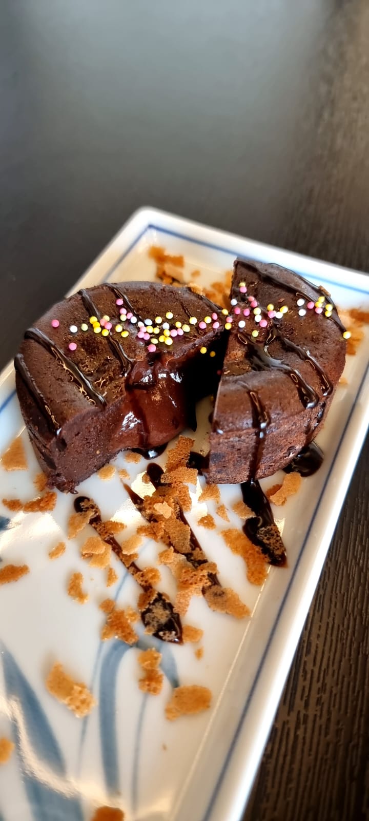 Fondant Mi-cuit au chocolat et Yuzu