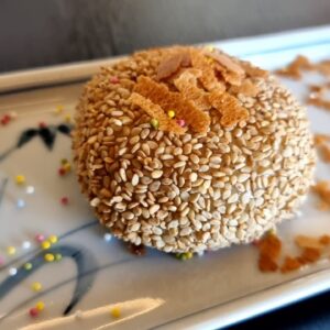 Mochi daifuku "sesame blanc"