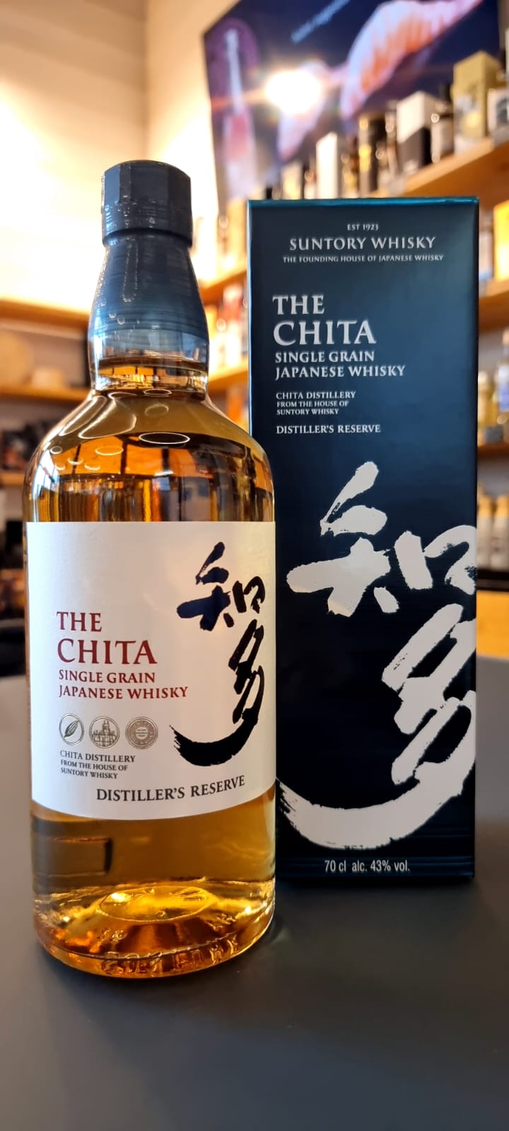 Suntory whisky THE CHITA SINGLE GRAIN 70 CL 43%